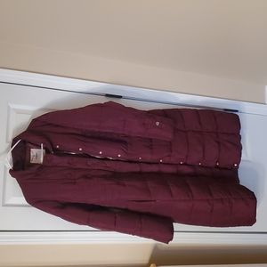 Women's Vegan Down Puffer Long Winter Coat